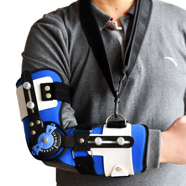 Fissaggio del tutore per gomito regolabile