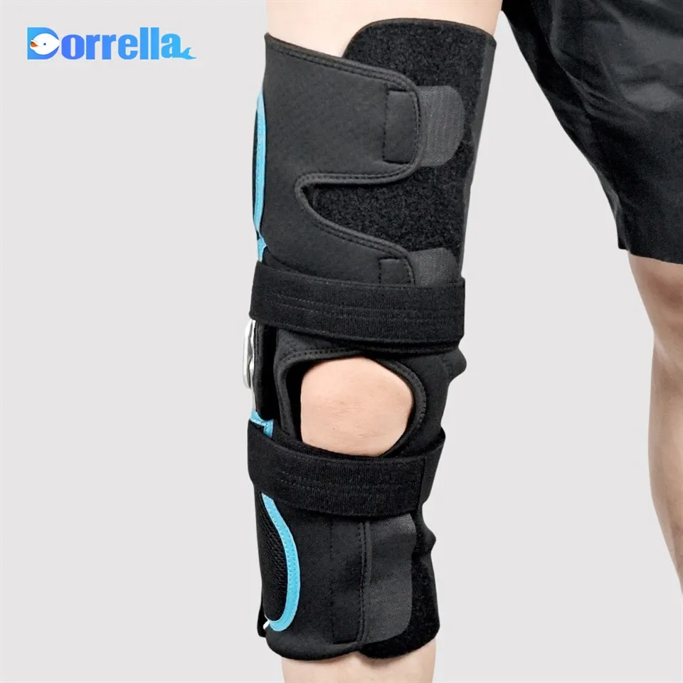 Tutore di supporto per ginocchio con cerniera