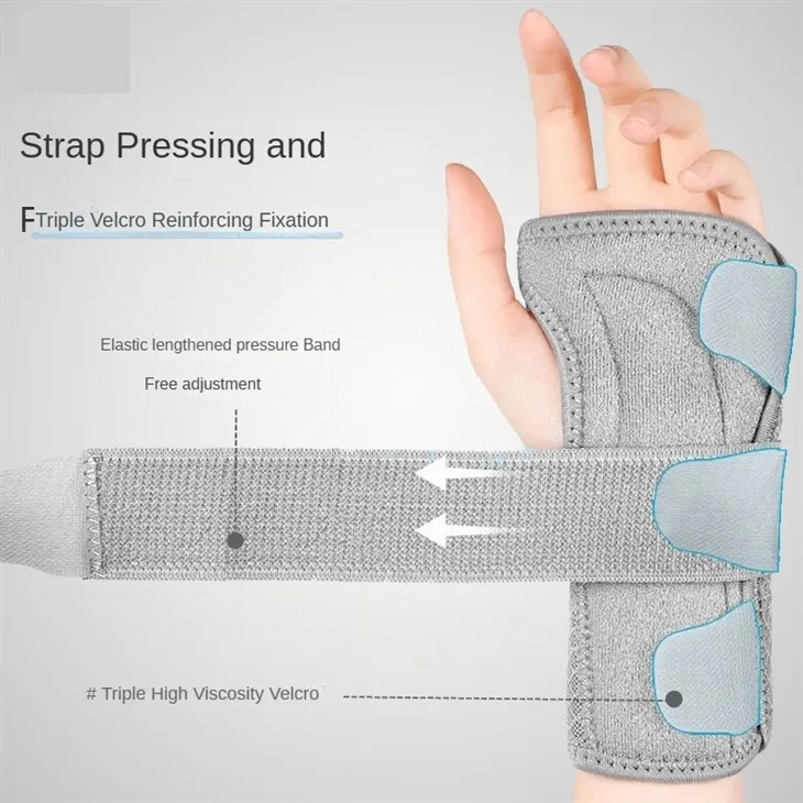 Tutore da polso con cinturino per tensione della guaina tendinea